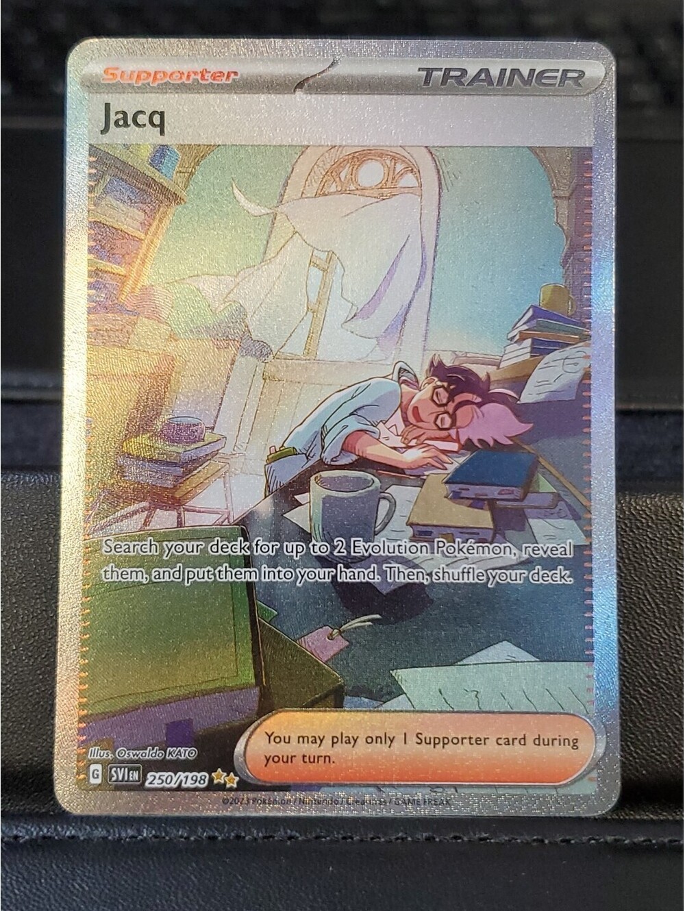 Jacq 250/198 SV01: Scarlet & Violet Base Set Holo SVI EN Pokemon EXCELLENT